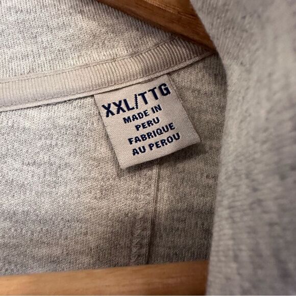 Tommy Bahama Men's Grey 1/4 Zip Pullover Sweatshirt Size XXL - Picture 7 of 8